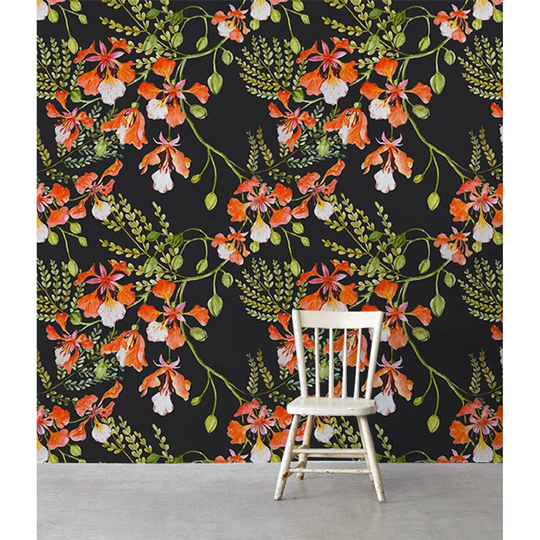 Larane 2.08m x 1.46m Matte Wallpaper Roll
