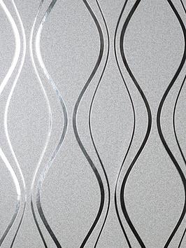 Fine Décor Platinum Contour Wave Silver