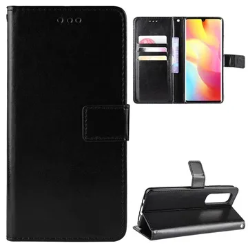 Xiaomi Mi Note 10 Lite Wallet Case with Magnetic Closure - Black