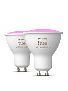 Philips Hue Wca 5.7W Gu10 Spotlights 2-Pack Uk