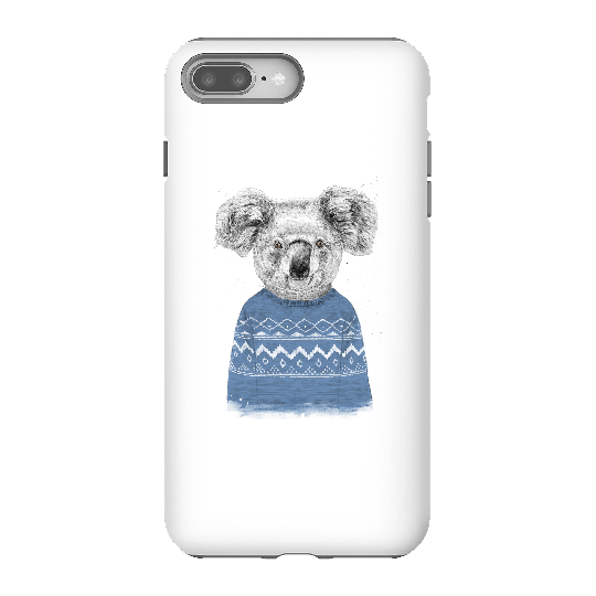 Balazs Solti Koala And Jumper Phone Case for iPhone and Android - iPhone 8 Plus - Tough Case - Matte