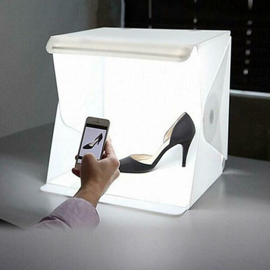 Lightbox Folding Portable Studio Take Pictures LED small Photography studio