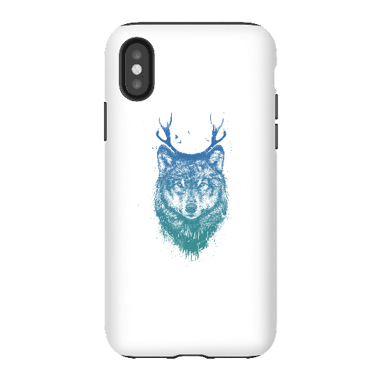 Balazs Solti Wolf Phone Case for iPhone and Android - iPhone X - Tough Case - Matte