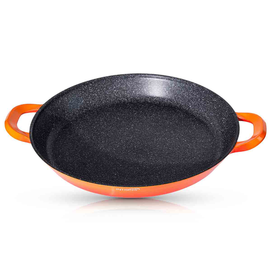 Intignis Spanish Heavy Duty Paella Pan, 40Cm