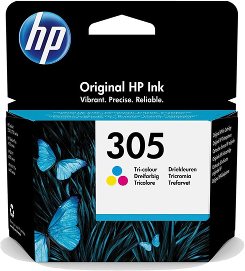 HP 305 Tri-color Original Ink Cartridge
