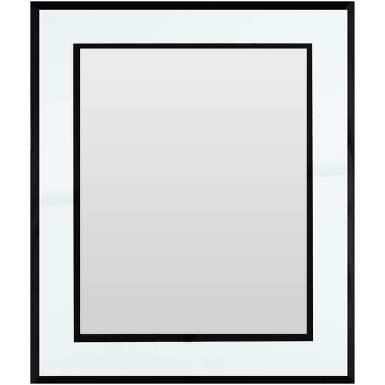 8 x 10 Photo Frame - Mirrored/Black