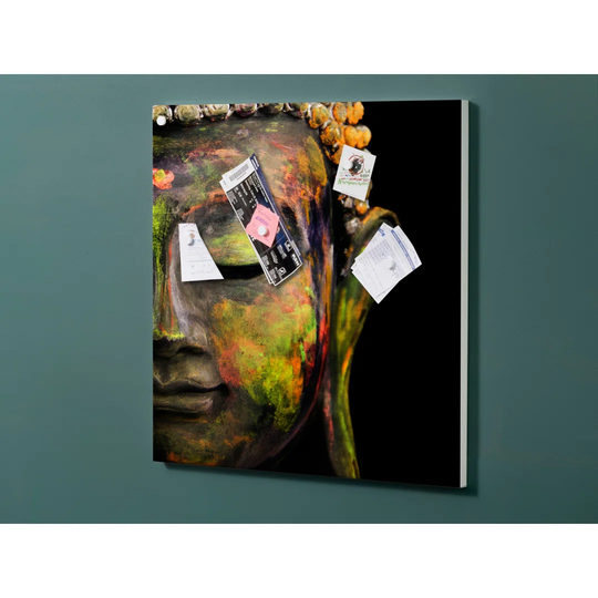 Notiz Motive Buddha Magnetic Wall Mounted Cork Board
