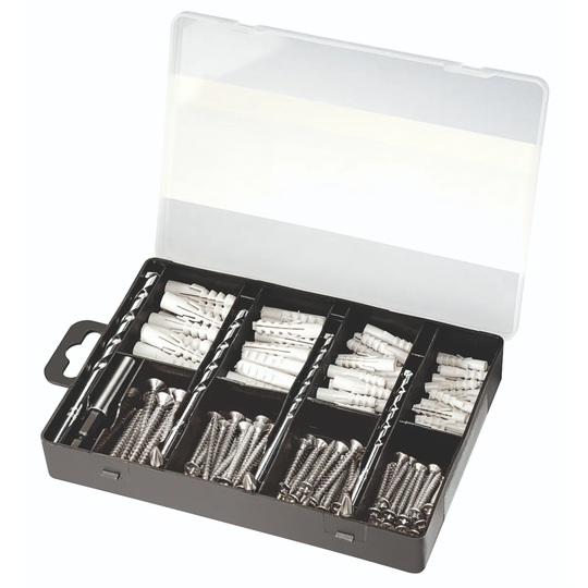 Bosch 173-Piece Fixing Set with Masonry Drill Bits