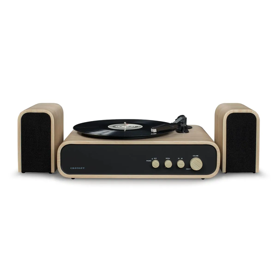 Crosley Brown Gig Modern Decor Turntable