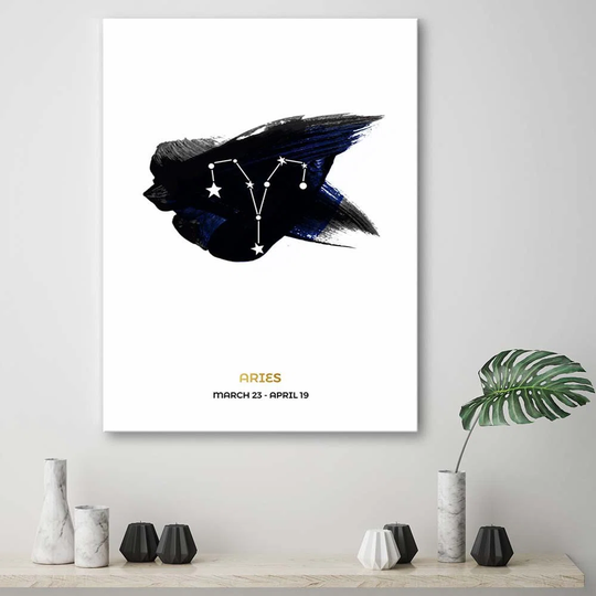 Canvas Print Star Sign Aries