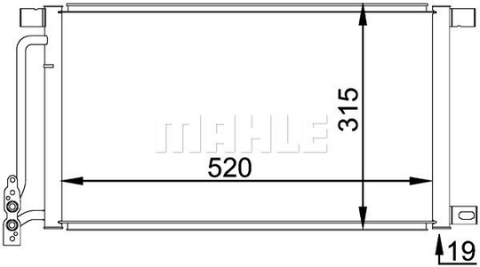 Condenser Air Conditioning 8FC351038-211 by BEHR