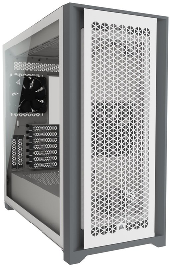 CORSAIR 5000D AIRFLOW Tempered Glass Mid-Tower ATX PC Case, White