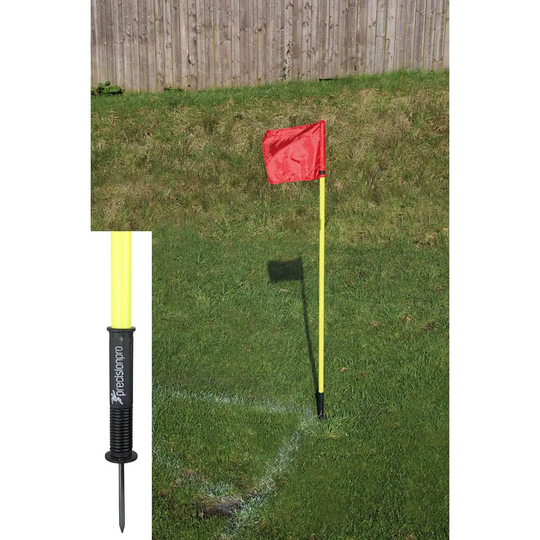 Precision "sprung" Corner Posts - Fluo Yellow (set Of 4)