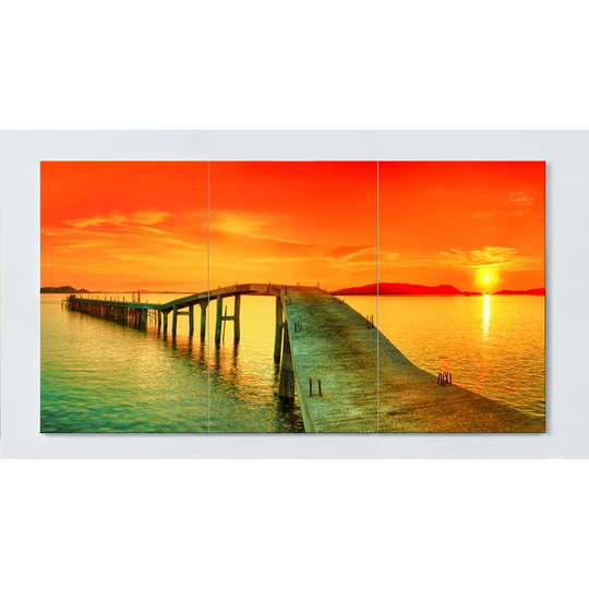 Jetty Motif Magnetic Wall Mounted Cork Board