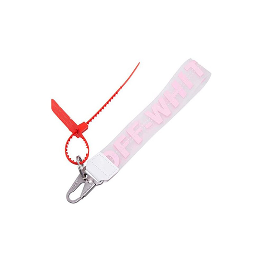 Off White Keychain Pvc keychain Strap