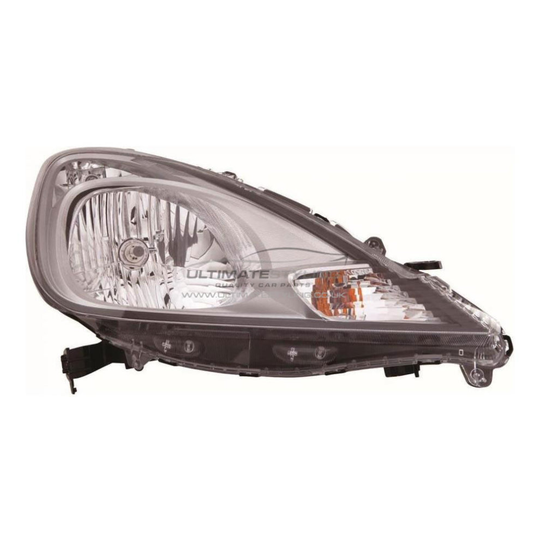 Honda Jazz Mk3 MPV 3/2011-2015 Halogen Headlight Headlamp Drivers Side O/S