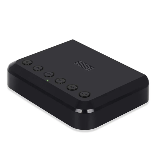 August Wifi Audio Receiver WR320B - Multiroom Adaptor Bluetooth Airplay Ethernet Lan Aux 3.5Mm Spotify Internet Radio - Stream Music Wireless With Network On Speaker