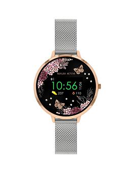 Reflex Active Series 3 smart watch with colour screen, crown navigation and upto 7 day battery life, Silver, Women