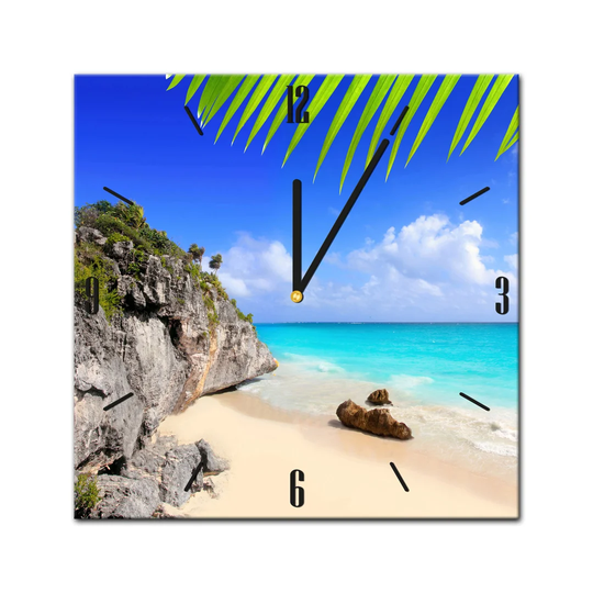 Glass clock - Tulum Mexico