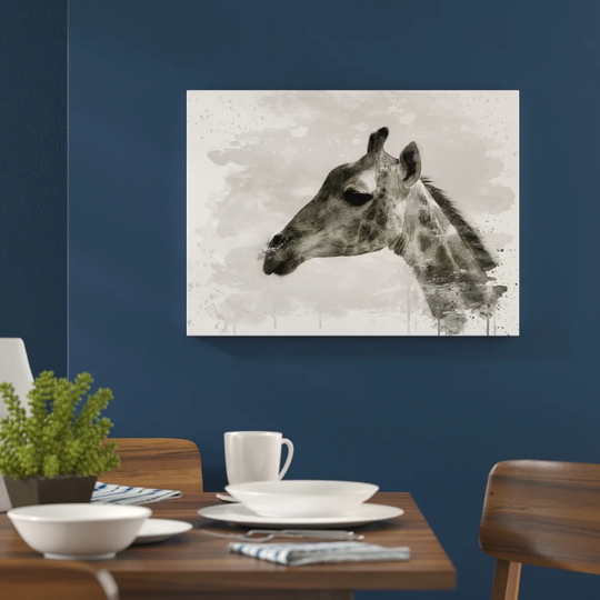 'Giraffe' Graphic Art Print Poster