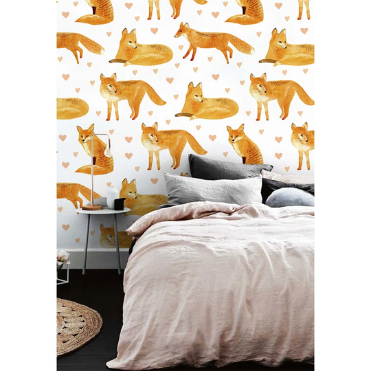 Jazzlynne Fox Woodlanimals Boy Room Animal Wallpaper