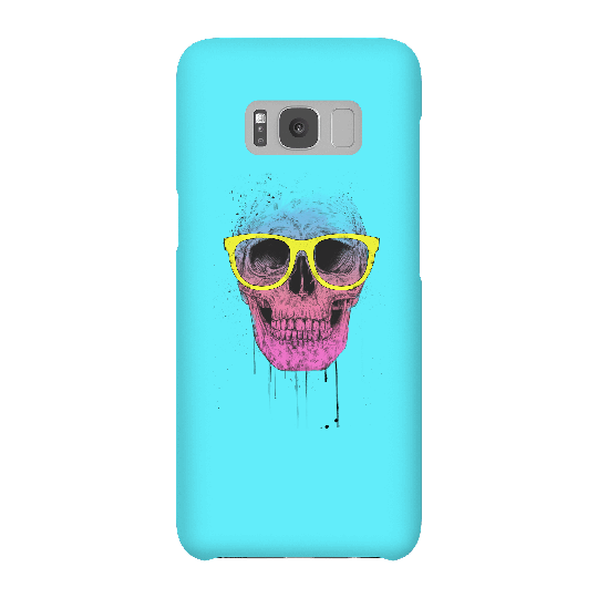 Balazs Solti Skull And Glasses Phone Case for iPhone and Android - Samsung S8 - Snap Case - Gloss
