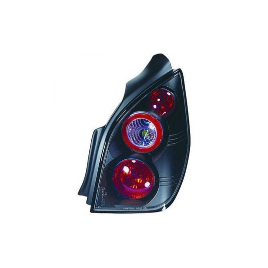 Back Rear Tail Lights Pair Set Clear Black Citroen C2 03-08