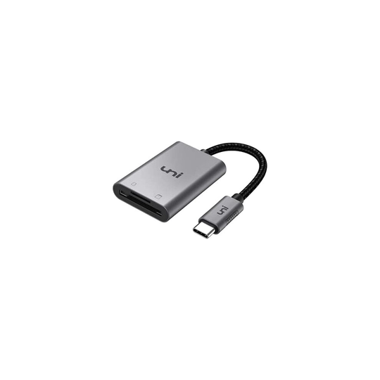 uni USB C SD Card Reader for Laptop Tablet Phone, Memory Card Adapter [Thunderbolt 3] for SDXC, SDHC, MMC, RS-MMC, Micro SDXC/SDHC, UHS-I Compatible