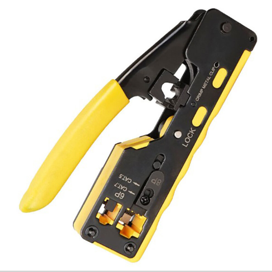 for RJ45 Tool Network Crimper Cable Crimping Tools for RJ45 Cat7 Cat6 Cat5 RJ11 RJ12 Modular Plugs Metal Clips Pliers