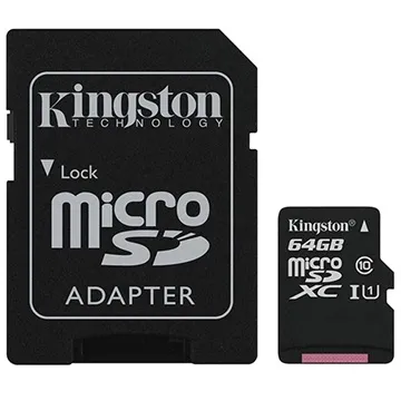 Kingston Canvas Select MicroSDXC Memory Card SDCS/64GB (Open-Box Satisfactory) - 64GB