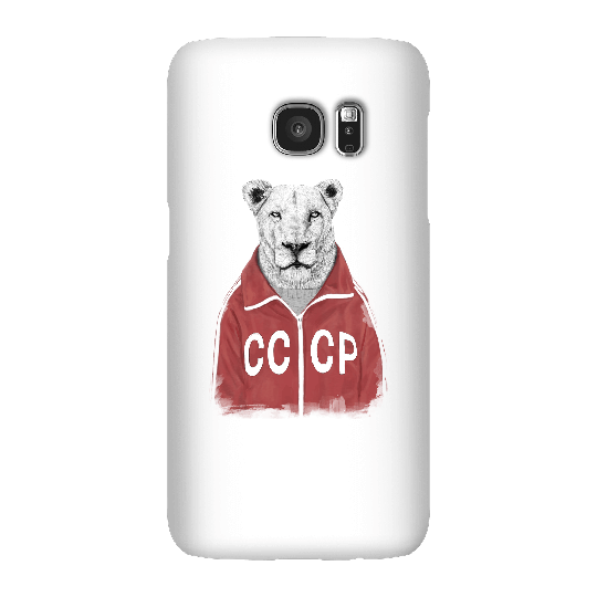 Balazs Solti CCCP Lion Phone Case for iPhone and Android - Samsung S7 - Snap Case - Gloss