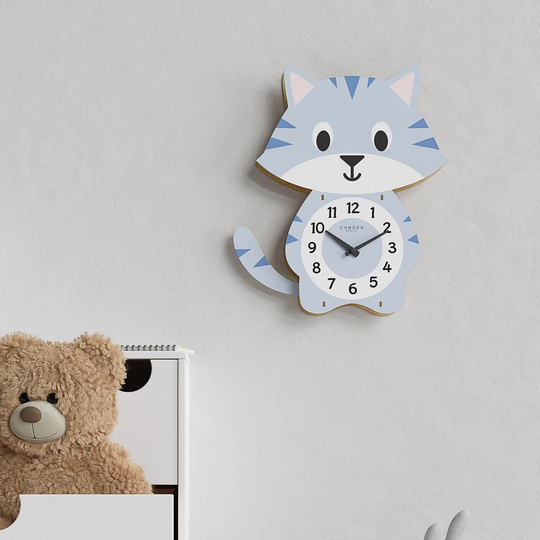 Cat Silent Wall Clock