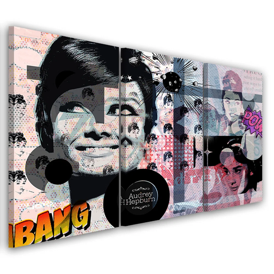 Canvas Print Audrey Hepburn Actress