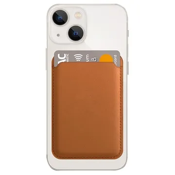 Ksix Magcard Series Magnetic Card Holder - Brown