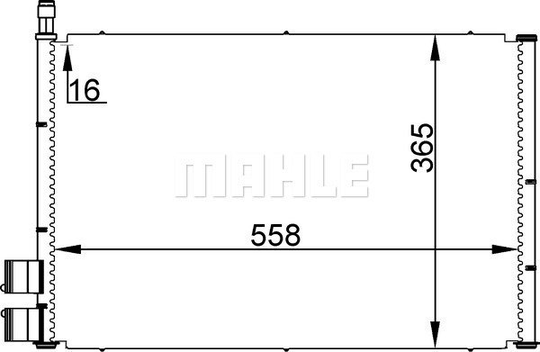 Condenser Air Conditioning 8FC351300-354 by BEHR