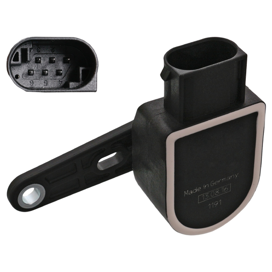 Sensor, Xenon light (headlight range adjustment) 100090 FEBI 100090