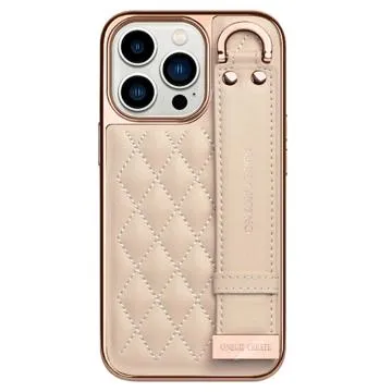Onegif Design iPhone 14 Pro Max Hybrid Case with Hand Strap - Pink