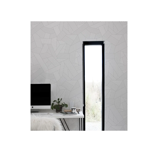 Lamyla Abstract Line Ornamentgeometric Wallpaper