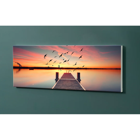 Notiz Motive Bar Sunset Magnetic Wall Mounted Cork Board