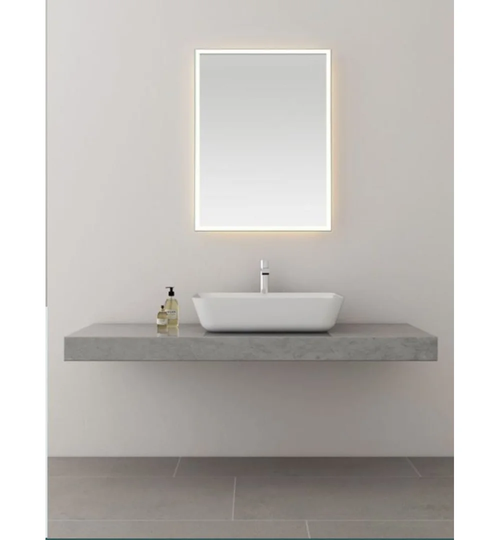Clear Look 600 x 800mm Rectangular LED Mirror - Bluetooth Speakers