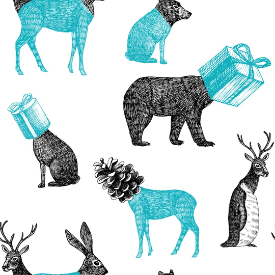 Walllpaper Roll 416X254cm Kitchen Livingroom Bedroom Mural Decoration Wallpaper Material With Print - Strange Animals
