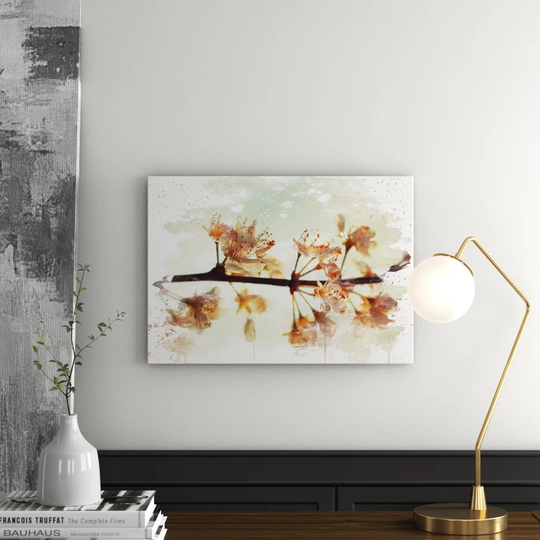 'Flower Pink Blossom Tree' Graphic Art Print Poster