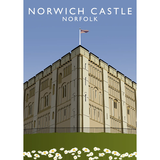 Norwich Castle 2 by Richard O'Neil - Graphic Art Print on Paper