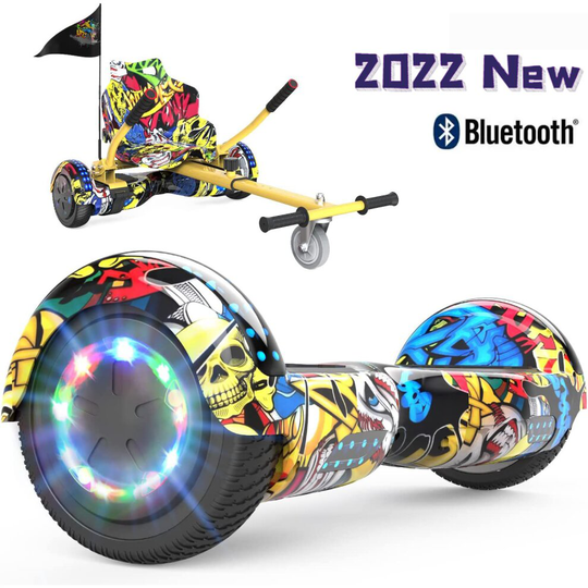 (HIPHOP+HIPHOP) Fundot Hoverboards seat Bundle for kids Bluetooth