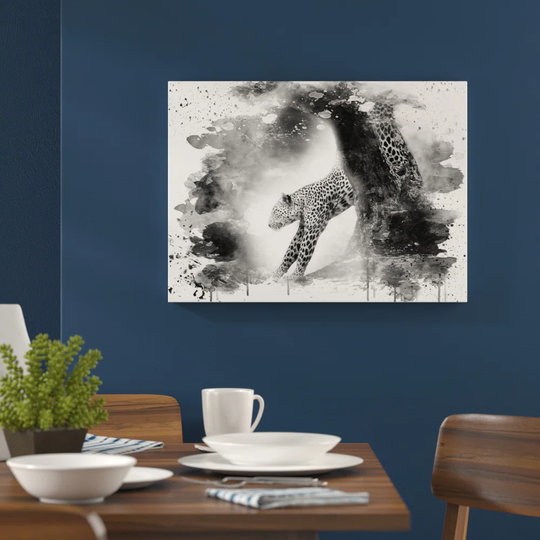 'Leopard' Graphic Art Print Poster