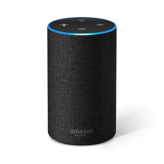 (Charcoal Fabric) All-new Amazon Echo (2nd generation)