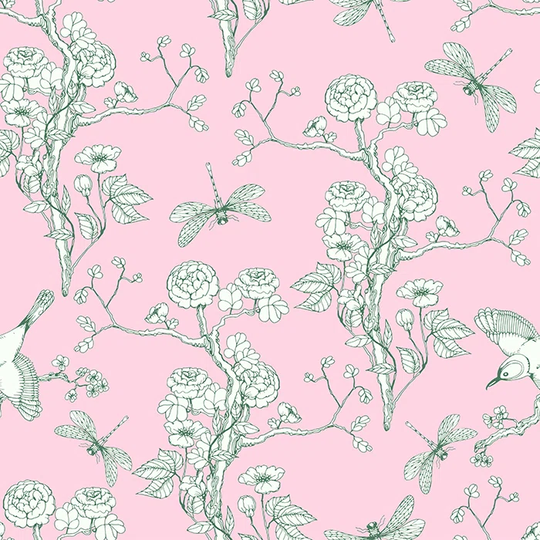 Walllpaper Roll 416X254cm Mural Decoration Kitchen Livingroom Bedroom Wallpaper Material With Print - Blossom Romantic