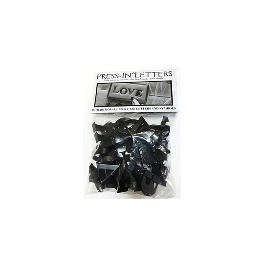 Magnetic Poetry Press in Letters Stone Concrete Stamps - Uppercase Traditional Typeface