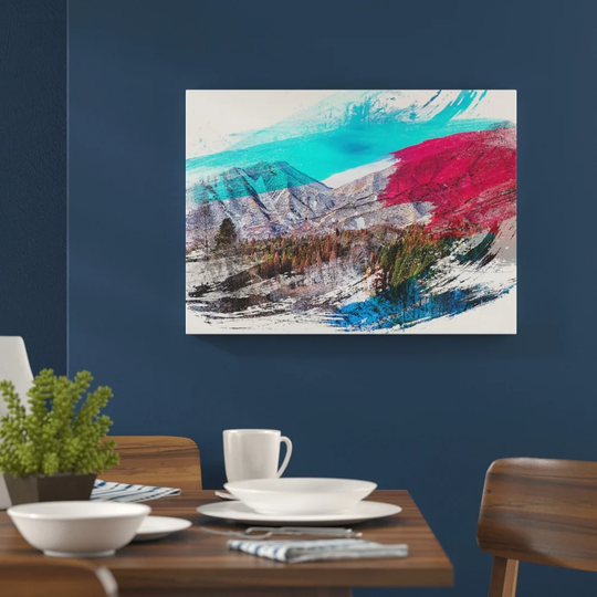 'Landscape Aso Kumamoto Japan Mountain' Graphic Art Print Poster