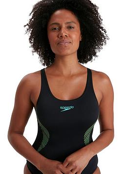 Speedo Placement Muscleback - Black